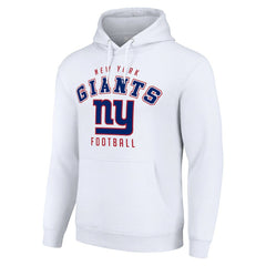 New York Giants Starter Unisex Logo Pullover Hoodie White - NFL