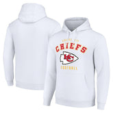 Kansas City Chiefs Starter Unisex Logo Pullover Hoodie White - NFL