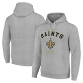 New Orleans Saints Starter Unisex Logo Pullover Hoodie Heather Gray - NFL