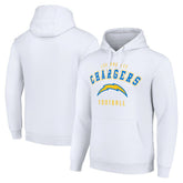 Los Angeles Chargers Starter Unisex Logo Pullover Hoodie White - NFL