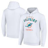 Miami Dolphins Starter Unisex Logo Pullover Hoodie White - NFL