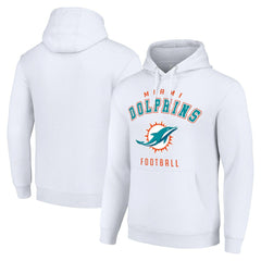 Miami Dolphins Starter Unisex Logo Pullover Hoodie White - NFL