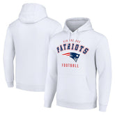 New England Patriots Starter Unisex Logo Pullover Hoodie White - NFL