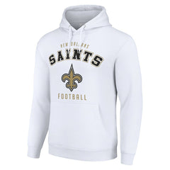 New Orleans Saints Starter Unisex Logo Pullover Hoodie White - NFL
