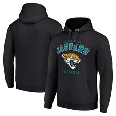 Jacksonville Jaguars Starter Unisex Logo Pullover Hoodie Black - NFL