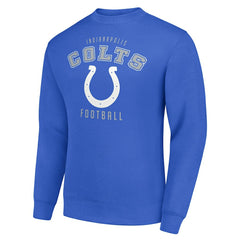 Indianapolis Colts Starter Team Logo Pullover Sweatshirt Royal - NFL