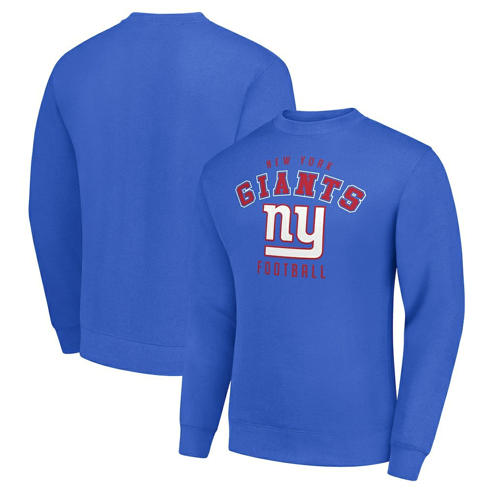 New York Giants Starter Team Logo Pullover Sweatshirt Royal - NFL