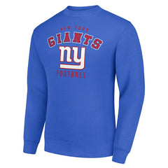New York Giants Starter Team Logo Pullover Sweatshirt Royal - NFL