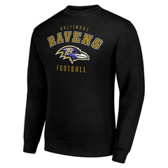 Baltimore Ravens Starter Team Logo Pullover Sweatshirt Black - NFL