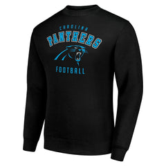 Carolina Panthers Starter Team Logo Pullover Sweatshirt Black - NFL