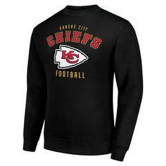 Kansas City Chiefs Starter Team Logo Pullover Sweatshirt Black - NFL
