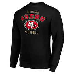 San Francisco 49ers Starter Team Logo Pullover Sweatshirt Black - NFL