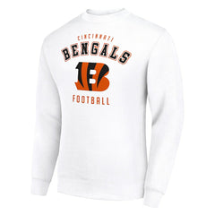 Cincinnati Bengals Starter Team Logo Pullover Sweatshirt White - NFL