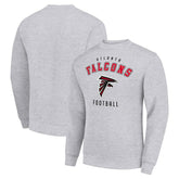Atlanta Falcons Starter Team Logo Pullover Sweatshirt Heather Gray - NFL