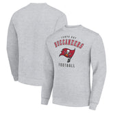 Tampa Bay Buccaneers Starter Team Logo Pullover Sweatshirt Heather Gray - NFL