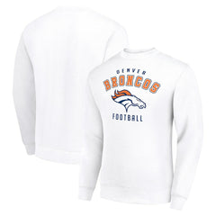 Denver Broncos Starter Team Logo Pullover Sweatshirt White - NFL