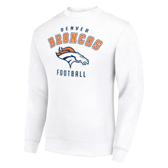 Denver Broncos Starter Team Logo Pullover Sweatshirt White - NFL