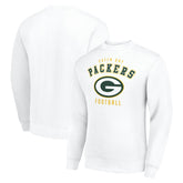 Green Bay Packers Starter Team Logo Pullover Sweatshirt White - NFL