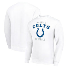 Indianapolis Colts Starter Team Logo Pullover Sweatshirt White - NFL