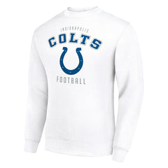 Indianapolis Colts Starter Team Logo Pullover Sweatshirt White - NFL