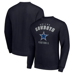 Dallas Cowboys Starter Team Logo Pullover Sweatshirt Navy - NFL