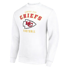 Kansas City Chiefs Starter Team Logo Pullover Sweatshirt White - NFL