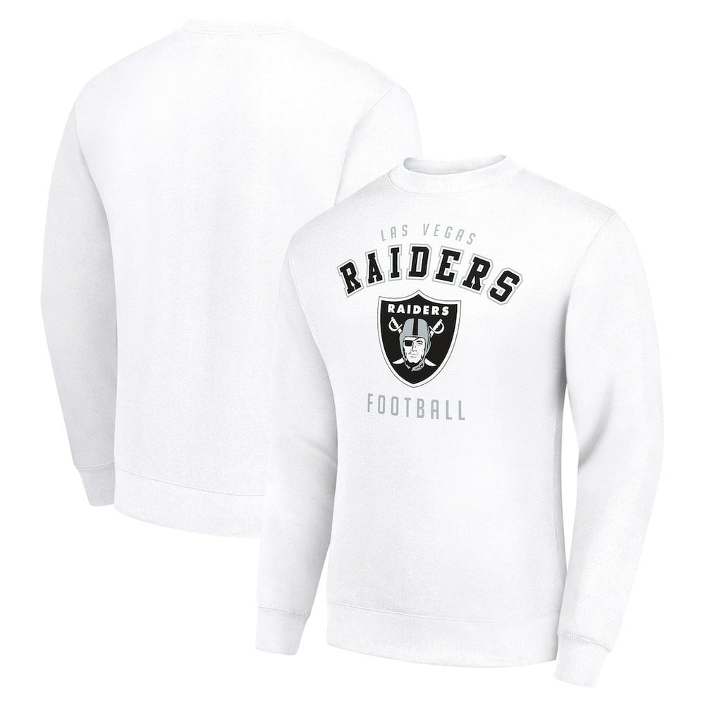 Las Vegas Raiders Starter Team Logo Pullover Sweatshirt White - NFL