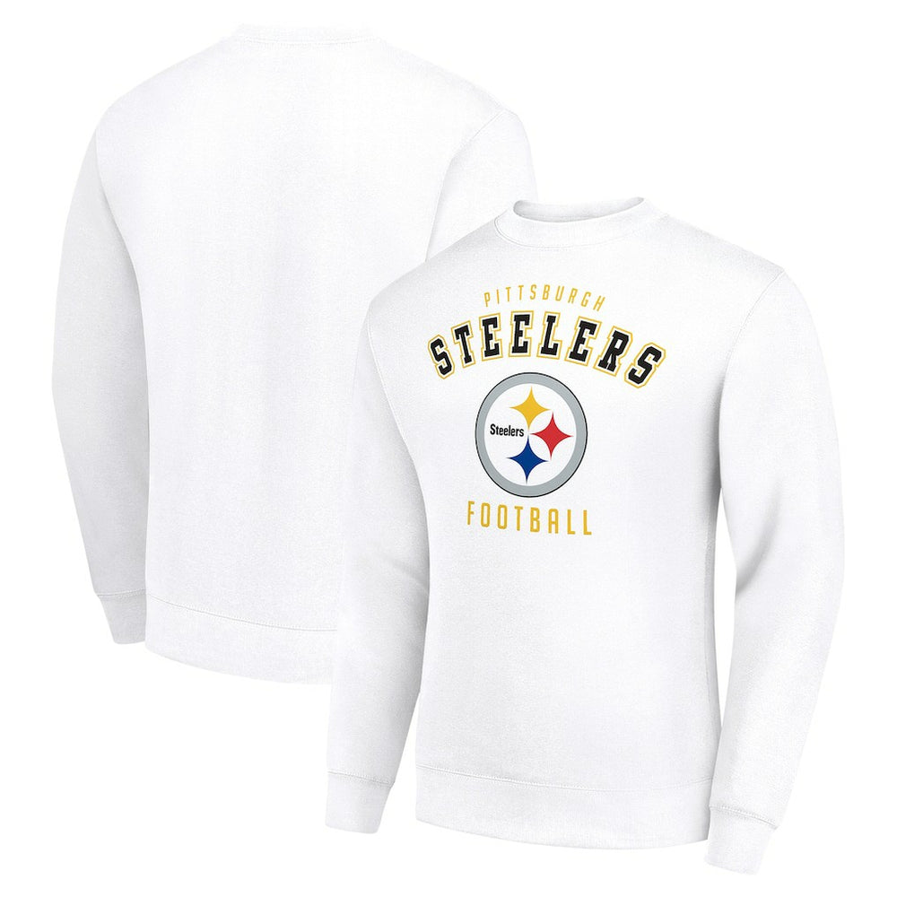 Pittsburgh Steelers Starter Team Logo Pullover Sweatshirt White - NFL