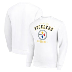 Pittsburgh Steelers Starter Team Logo Pullover Sweatshirt White - NFL