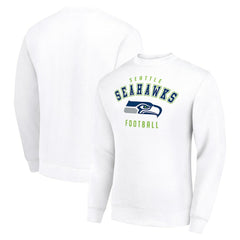 Seattle Seahawks Starter Team Logo Pullover Sweatshirt White - NFL
