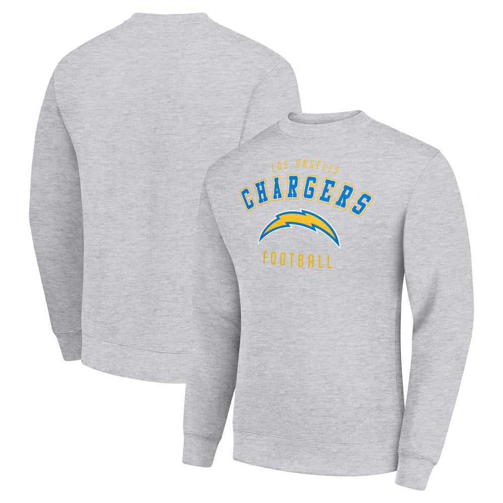 Los Angeles Chargers Starter Team Logo Pullover Sweatshirt Heather Gray - NFL