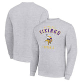 Minnesota Vikings Starter Team Logo Pullover Sweatshirt Heather Gray - NFL