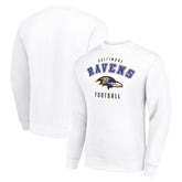 Baltimore Ravens Starter Team Logo Pullover Sweatshirt White - NFL