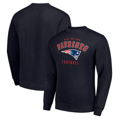New England Patriots Starter Team Logo Pullover Sweatshirt Navy - NFL