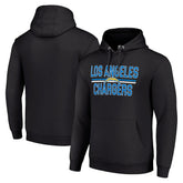 Los Angeles Chargers Starter Unisex Team Mesh Print Graphic Tri-Blend Pullover Hoodie Black - NFL