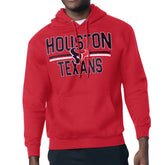 Houston Texans Starter Unisex Team Mesh Print Graphic Tri-Blend Pullover Hoodie Red - NFL
