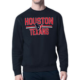 Houston Texans Starter Team Mesh Print Graphic Pullover Sweatshirt Navy - NFL