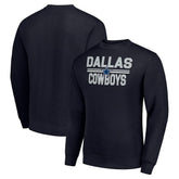 Dallas Cowboys Starter Team Mesh Print Graphic Pullover Sweatshirt Navy - NFL