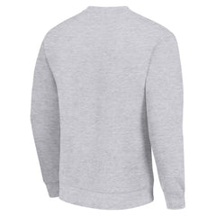 Minnesota Vikings Starter Team Mesh Print Graphic Pullover Sweatshirt Heather Gray - NFL