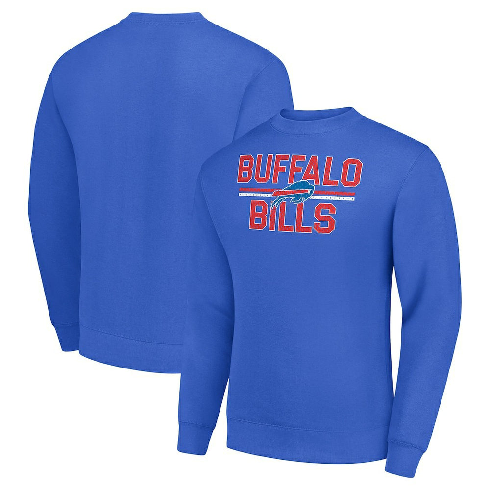 Buffalo Bills Starter Team Mesh Print Graphic Pullover Sweatshirt Royal - NFL