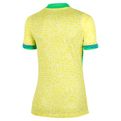 Nike Brazil National Team Women's 2024 Home Stadium Replica Jerseys – Yellow