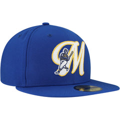 Milwaukee Brewers New Era Duo Logo 2.0 59FIFTY Fitted Hat discount