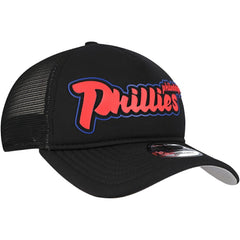 Philadelphia Phillies New Era Retro Bold A-Frame Trucker 9FORTY Adjustable Hat for sale