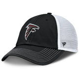 Atlanta Falcons Trucker Adjustable Hat Black/White - Fanatics