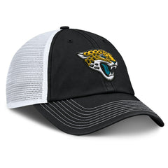 Jacksonville Jaguars Trucker Adjustable Hat Black/White - Fanatics