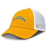 Los Angeles Chargers Trucker Adjustable Hat Gold/White - Fanatics