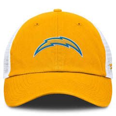 Los Angeles Chargers Trucker Adjustable Hat Gold/White - Fanatics