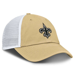 New Orleans Saints Trucker Adjustable Hat Gold/White - Fanatics