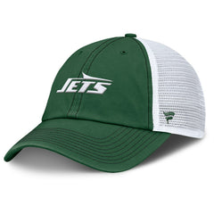 New York Jets Trucker Adjustable Hat Green/White - Fanatics