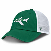 New York Jets Vintage Trucker Adjustable Hat Kelly Green/White - Fanatics